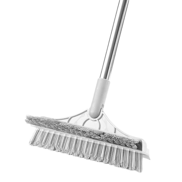 3 i 1 Rengöringsborste Golv Skrubba Kvast Skrapa G8B2 Verktyg Green One-size