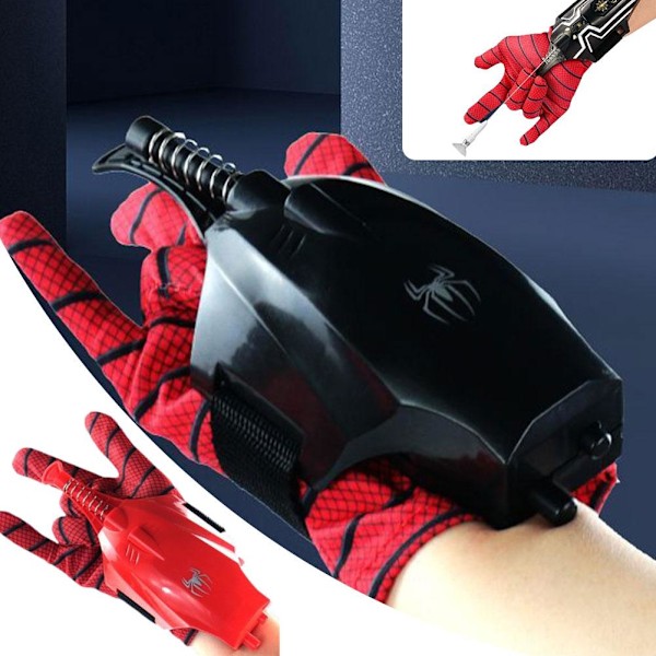 Cosplay Web Shooter Leksak Supercoola Leksaker För Pojke Web Shooter Leksak Siktande Rörelseleksak Presentleksaker För G3j0 black one-size