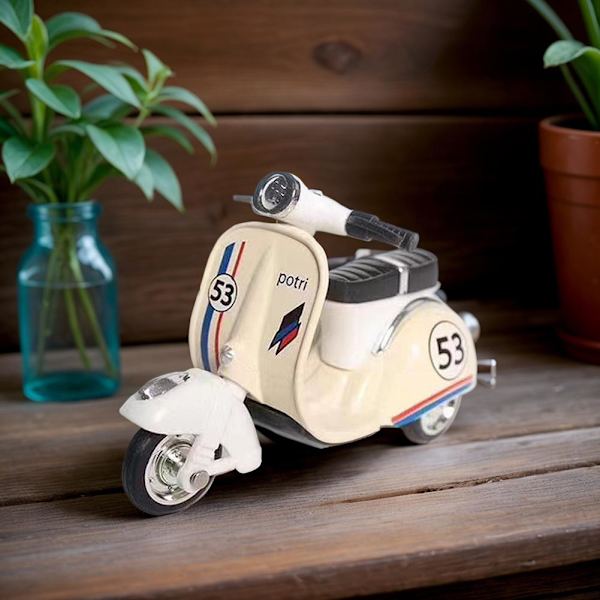 Leksaksbil för barn Legeringsmodellbil Leksaker Moto Modell Prylar Nyckelring Väska Mini U3c1 Red 1pcs