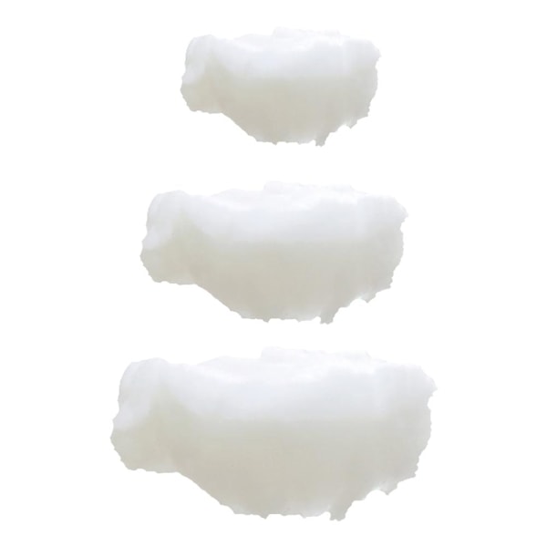 Vit Simulerad 3D Moln Bröllopsbakgrund För Hushålls Festivaldekoration Konstgjorda Bomullsmoln Rekvisita whiteC L