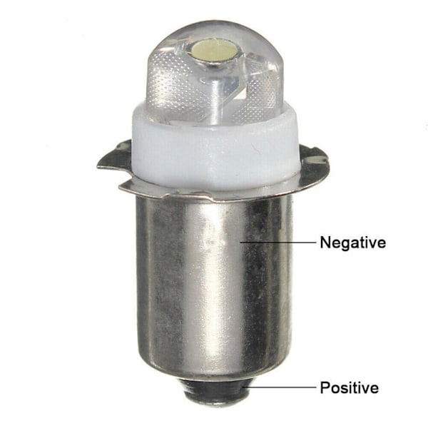 P13.5S LED Ficklampslampa 3V 4.5V 6V DC-Glödlampsersättning Ficklampslampor AU 3V cool white