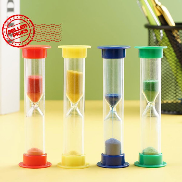 3/ 5/ 10 Minuter Sandtimer Sandklocka Skrivbordsdekoration Barn Klocka Gåva Dekoration Sand Hem K6w6 red One-size