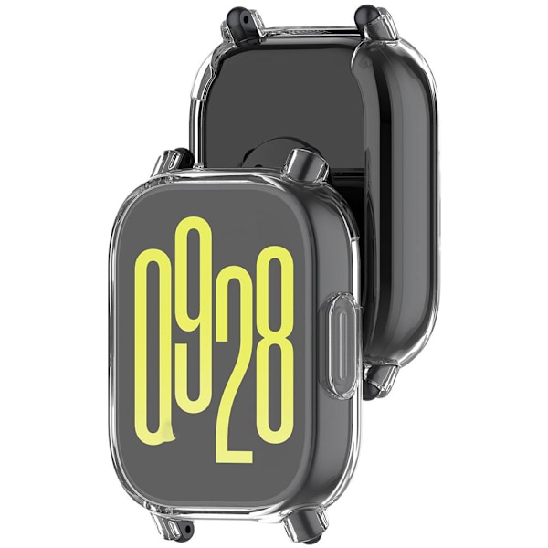 För Redmi Watch 5 Active / 5 Lite Skyddsfodral TPU Vattentätt Klockskydd B1B4 clear  for Watch 5 Lite