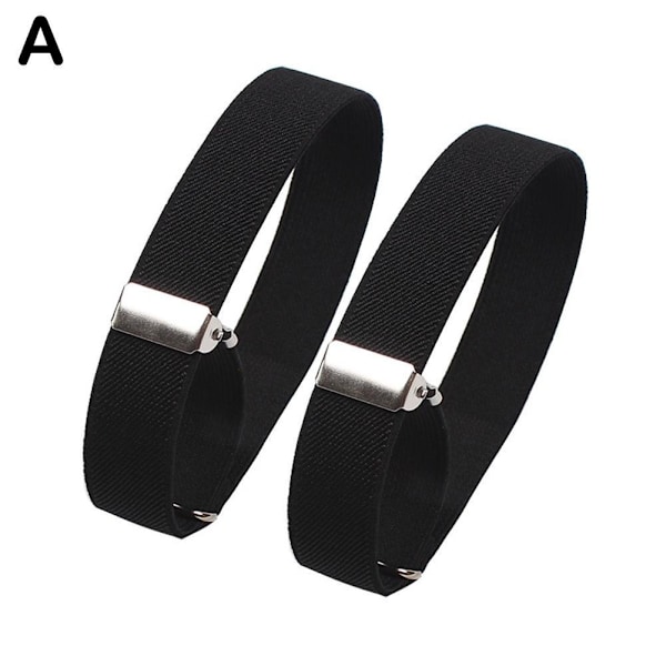 Herr Business Elastisk Justerbar Skjortärmshållare Armband Ärmhållare Rem A9 wine red One-size