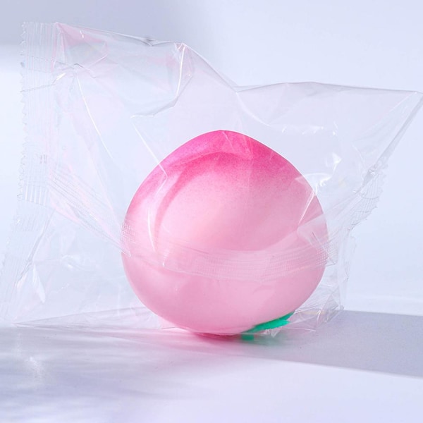 Peach Kreativa Stressleksaker Mjuk PU Cupcake Scrooge Långsam Återhämtning Stressleksaker Gåvor