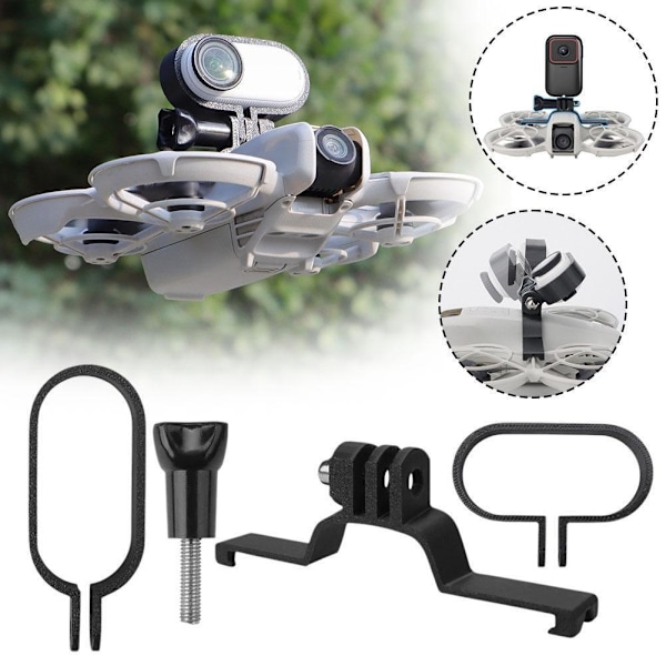 Drönare Expansionsfäste Action Kamera Hållare Adapter för DJI NEO/Insta360 GO3S/GO3 BlackA A