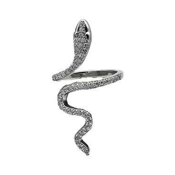 Ormringar Cubic Zirconia Smycken För Kvinnor Fest Justerbara Ringar Gåva U0N3