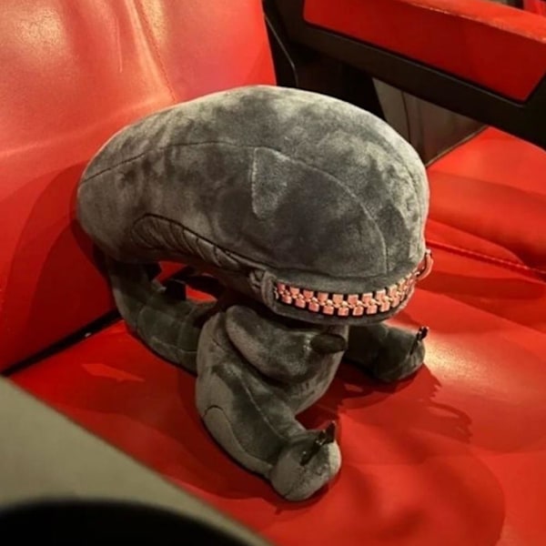 Xenomorph Plyschleksak med dragkedjemun, tecknad plyschdocka, mjukt gosedjur+ 1pc 1pc