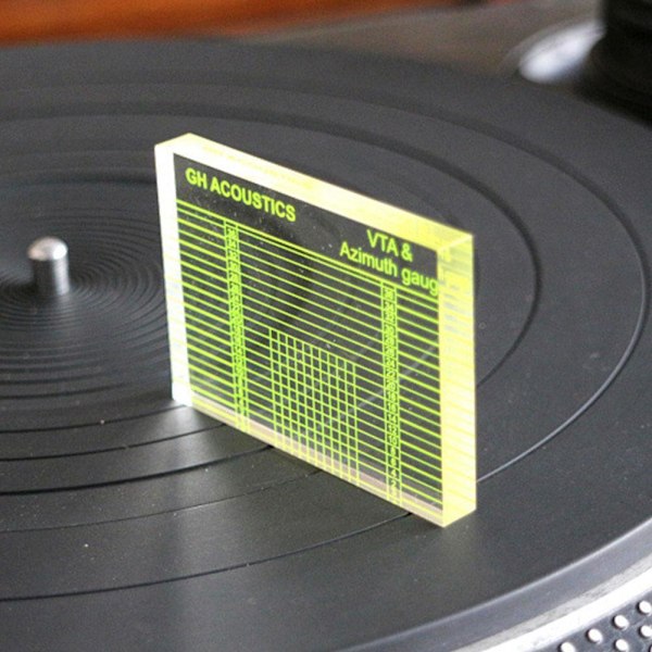 Skivspelare Mätning Phono VTA/Pickup Tonarm Azimuth Linjal◁