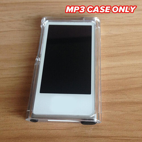 Klart Glansigt TPU Gel Skal Fodral För Apple iPod Nano 7:e 7G-Generation C5Q6 Skal S8B6 Translucent black one-size