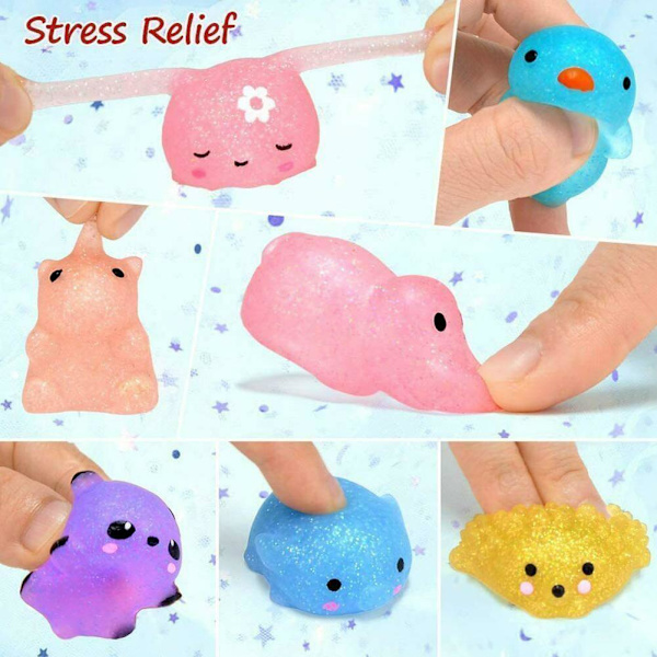 Mochi Leksaker Djur Squishies Party Favörer Stress Relief A6D4