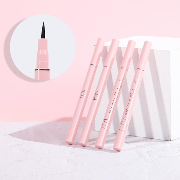 Pink Flash Uppgraderad Flytande Svart Eyeliner Matt Naturlig Långvarig Vattentät Smink Cruelty-free Y4l6