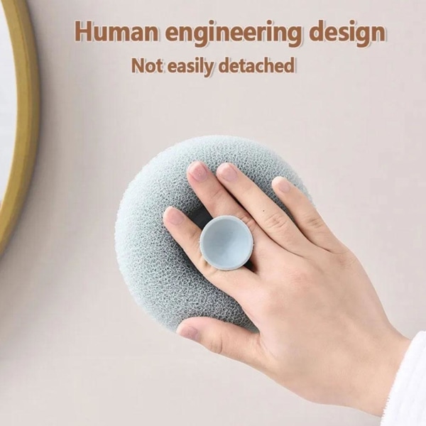 1st Deep Exfoliation Shower Ball - Fast Skin Scrubbing bath Mas blood tooth color 1pcs