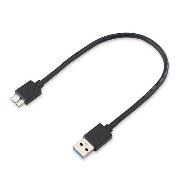 USB 3.0 AM hane till Micro B-kabel Super Speed-adapter för Externa BLACKB 0.3M