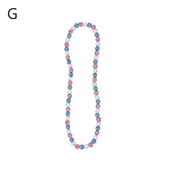 RYGRZJ Is-Kollektion Halsband, Baseboll Bling Halsband, Baseboll G one