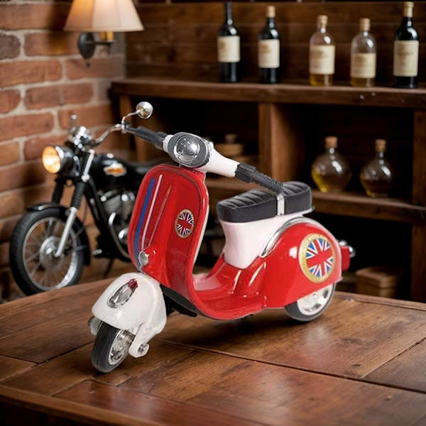 Leksaksbil för barn Legeringsmodellbil Leksaker Moto Modell Prylar Nyckelring Väska Mini U3c1 Red 1pcs