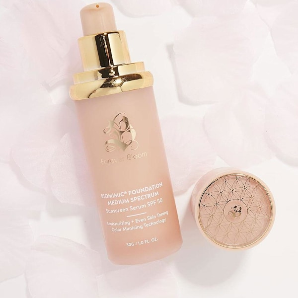 Forever Bloom Foundation 4-i-1 Biomimic Medium Spectrum Foundation Flytande 30g