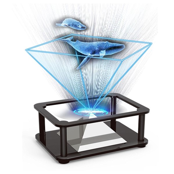 3D Holografisk Display Ställ Projektor Mobiltelefon Hologram Fäste