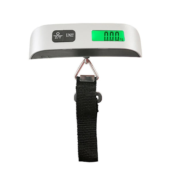 Bagagevåg 110lb 50kg Bärbar Rese LCD Digital Vikt Varm Hängande G2R0