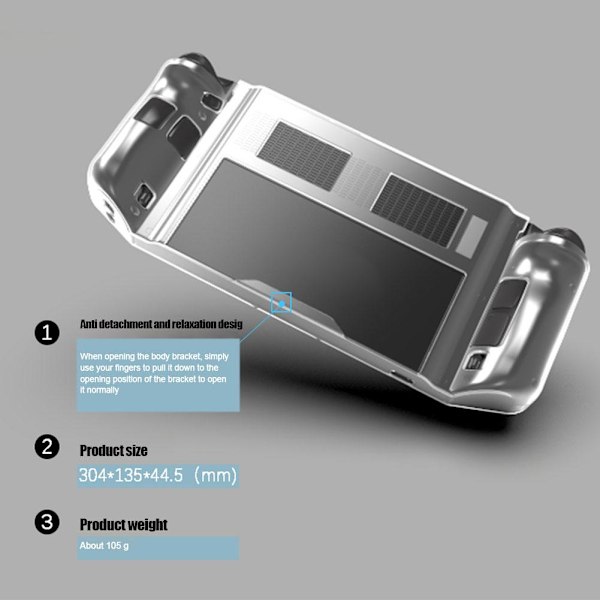 NYTT Handheld TPU-skyddsfodral för Legion Go GX Fast transprent For legion go