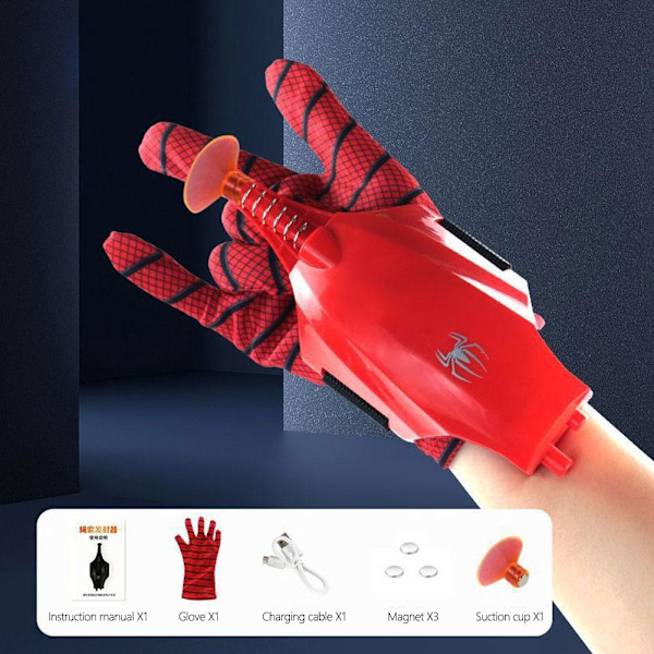 Cosplay Web Shooter Leksak Supercoola Leksaker För Pojke Web Shooter Leksak Siktande Rörelseleksak Presentleksaker För G3j0 black one-size