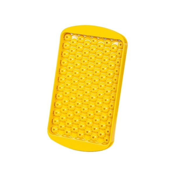 Rund Iskubbricka Med Lock Isboll Maker Form För Frys Med Behållare Mini Cirkel Is W7m6 yellow onesize
