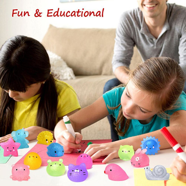 Mochi Leksaker Djur Squishies Party Favörer Stress Relief A6D4