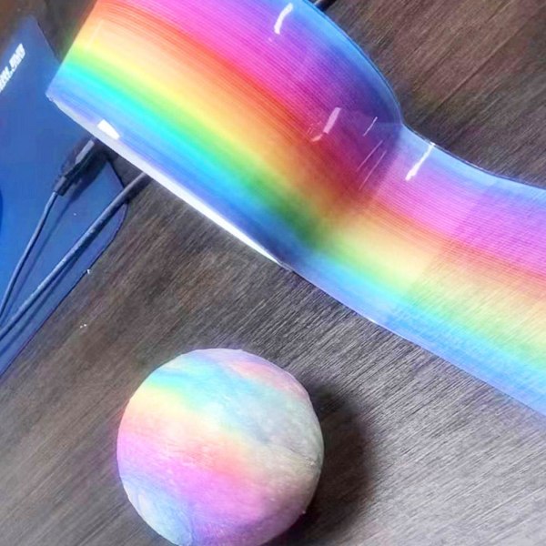 Tejpboll Klistertejper Färgade Dekompressions Självhäftande Rullande DIY Rolig Leksak G2D5 5m 1pcs