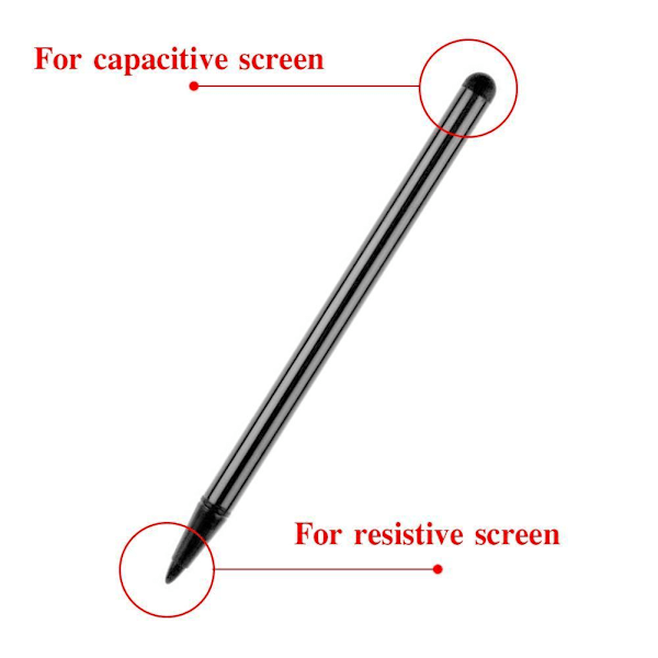 Universal Aktiv Stylus Touch Screen Penna För IOS Android Telefon Surfplatta black One-size