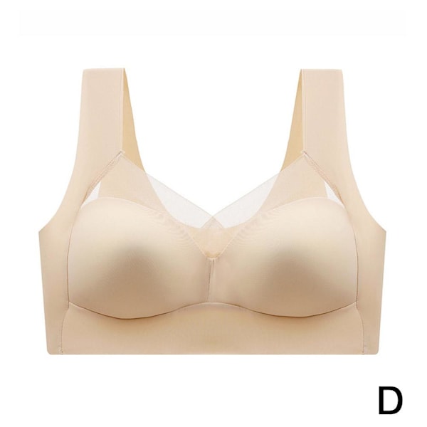 Wmbra Posture Correcting Bra, Wireless Push Up Ergonomic Comfort Beige XL