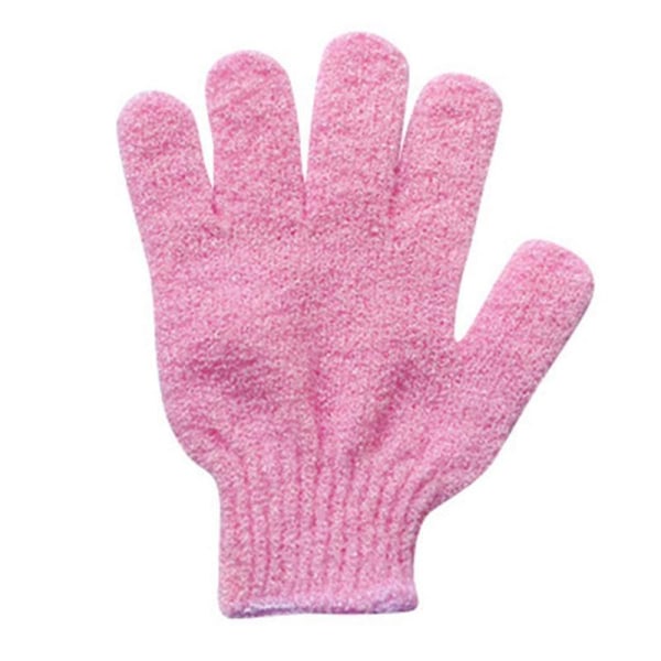 Kreativa Exfolierande Badhandskar Scrubber Rygg Resistens Kropp M pink One-size