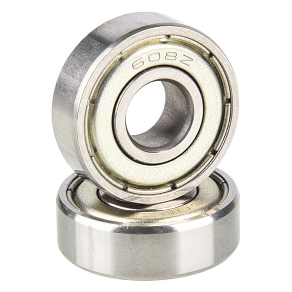 8x22x7mm 608ZZ Miniatyr Kullager Djup-spår USS 1/5/10st Y7Z4 silver6 one-size 10pcs