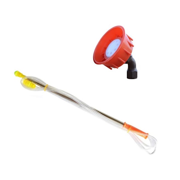 3,6m/4,2m/2,6m Utdragbar Sprutstång Rostfritt Stål Tryck Trädgård Vattenspray Spruta J0H3 whiteC 2.6m