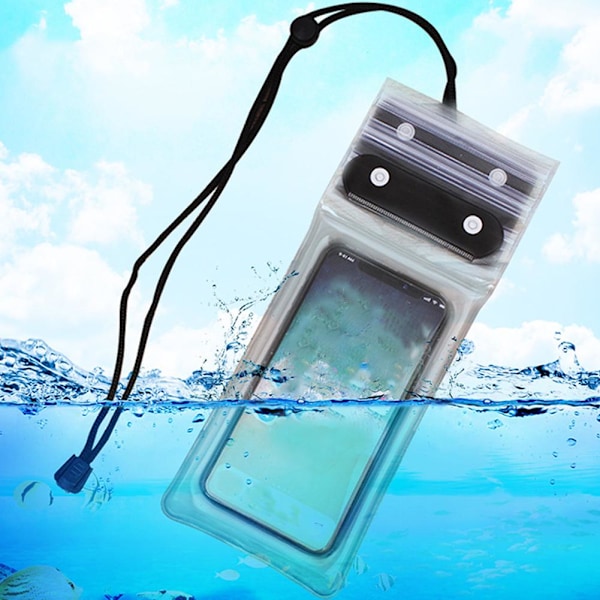 Vattentätt Flytande Fodral Torr Väska Skydd För iPhone 2025 Mobiltelefon X7O5 white 1pcs
