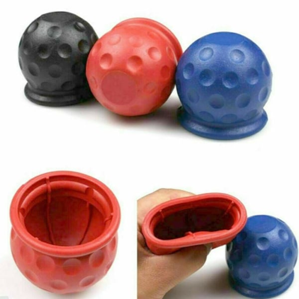 Dragkroksskydd - Bil Släpvagn Dragkula Skydd UK-LAGER red One-size