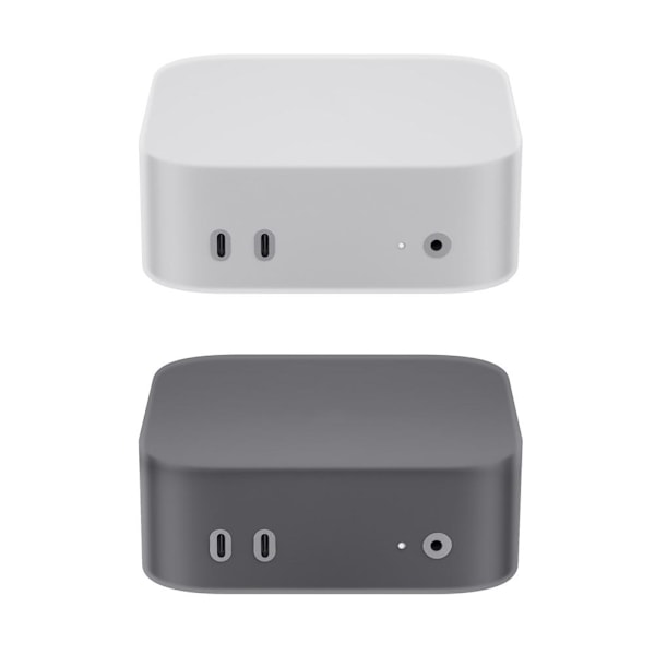 För 2025 Apple Mini M4 Värd Skyddande Silikonfodral Anti Fall Heltäckande transparent 1pcs