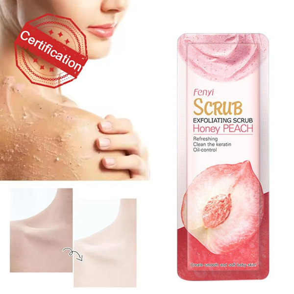 Radiance Ansiktsskrubb Persika Rengör & Exfolierar I1G7