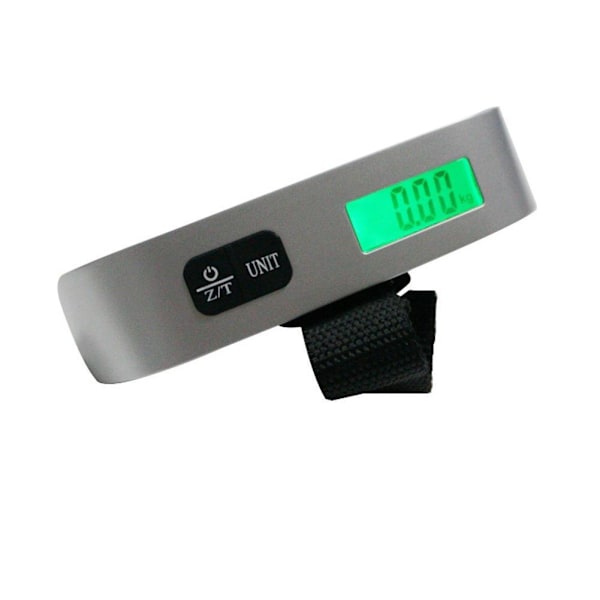 Bagagevåg 110lb 50kg Bärbar Rese LCD Digital Vikt Varm Hängande G2R0