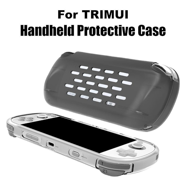 för Chuimi TRIMUI SMART PRO handhållen skyddskåpa spelkonsol skal co P6O1 Transparent black one size