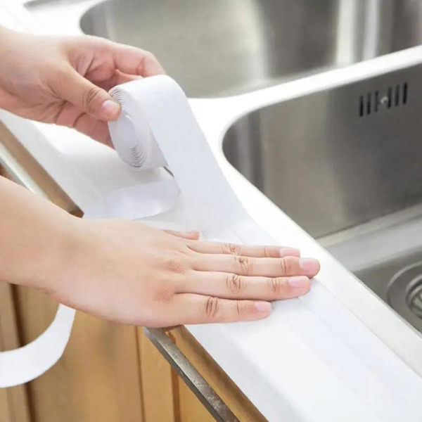 Vattentät Tätningsremsa Anti-mögel Badrum Kök Badkar Dusch Handfat Dörr E5I5 grey one-size