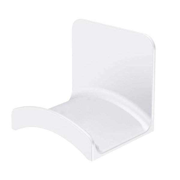 1x Hörlurshängare Under Skrivbord Krok Headset Display Ny Väggmonteringshållare -AU.  White 2pcs