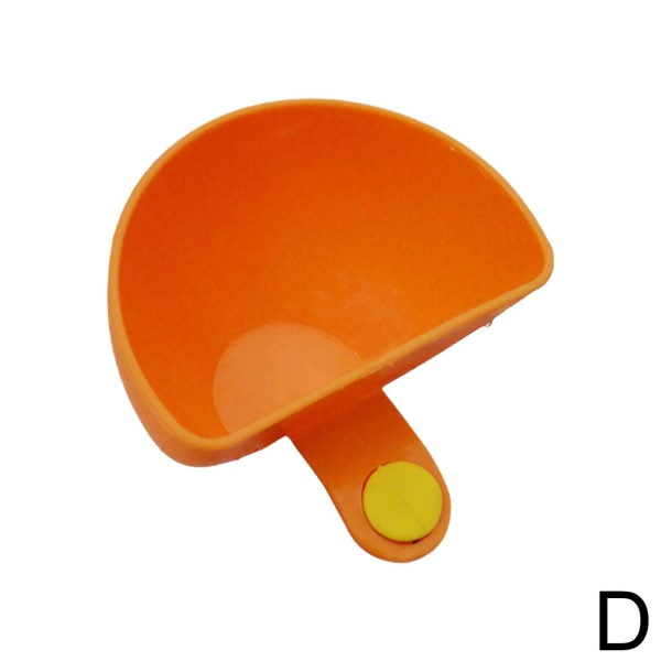 pulunto Dip Clip skål Tallrik hållare, färgglad plast Clip-on Dip orange One-size