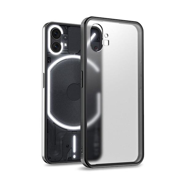 För Nothing Phone 1 Skyddande Stötfångare Skal Matt Mjukt TPU Skal 8E5T Armor R6D6 black for nothing phone 1
