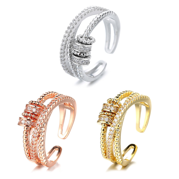 Till Min Dotter Fidget Ringar Anti-Ångest med Pärlspinner MED KORT☆