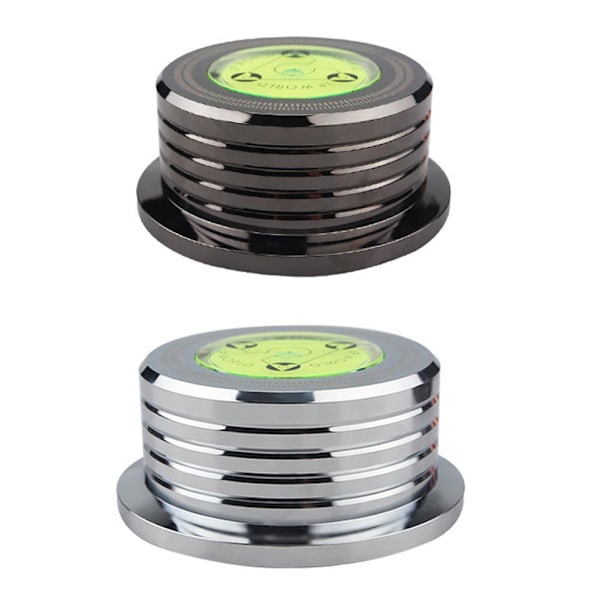 Vinyl Record Viktklämma Aluminium Skivspelare Skiva Stabilisator silver One-size