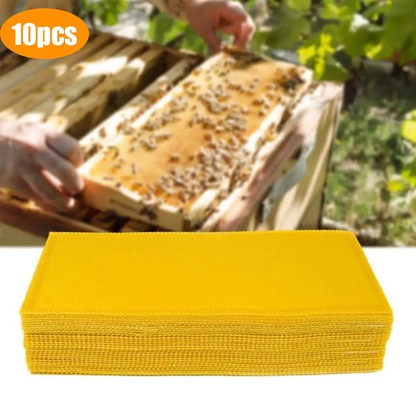 30 st Honeycomb-Foundation Vaxkakor Bikupa Vaxning Biodling Utr ExP