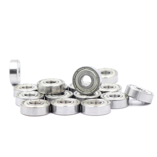 8x22x7mm 608ZZ Miniatyr Kullager Djup-spår USS 1/5/10st Y7Z4 silver6 one-size 10pcs