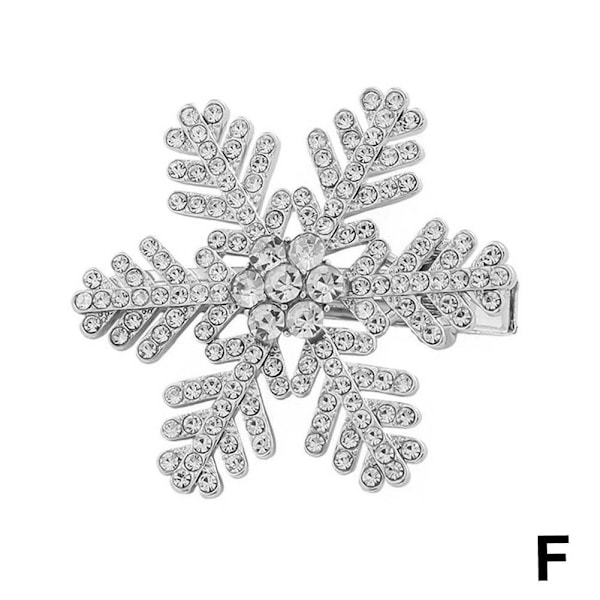 Snöflinga Hårclips Bröllop Brud Pannband Hårclips Hårtillbehör style6 One size