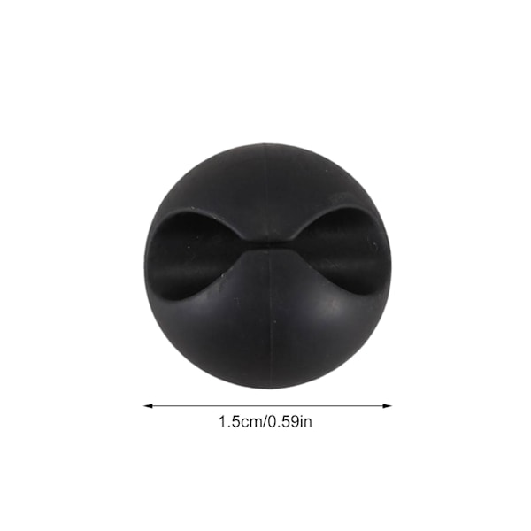 10/20 st Svart Bil Kabelhållare Fästen Självhäftande Klämma B7D2 A 10pcs