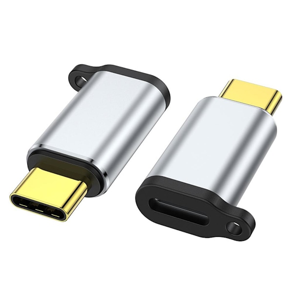 Adapter för Lightning-hona till USB-C-hane för IPhone15 PD-data silver Aluminum alloy